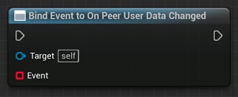 Bind to On Peer User Data Changed