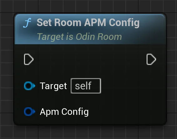 Set Room APM Config